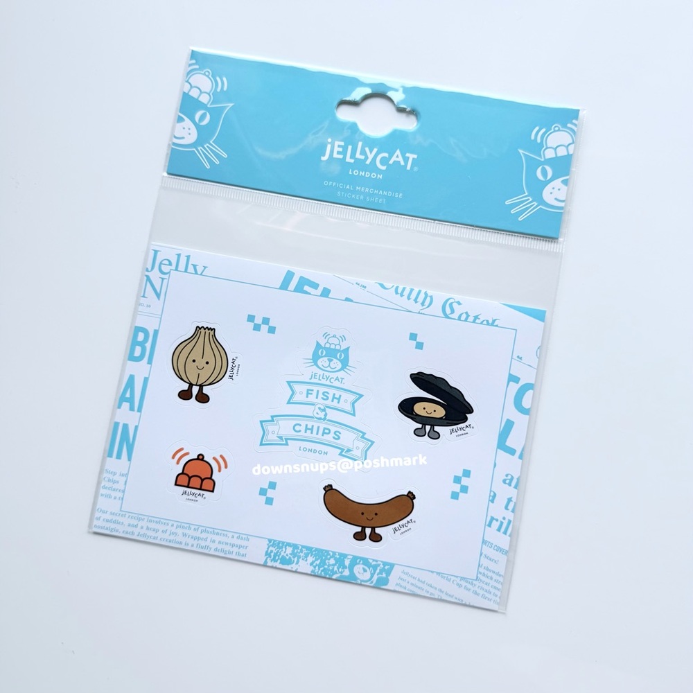 JELLYCAT London Exclusive sticker sheet